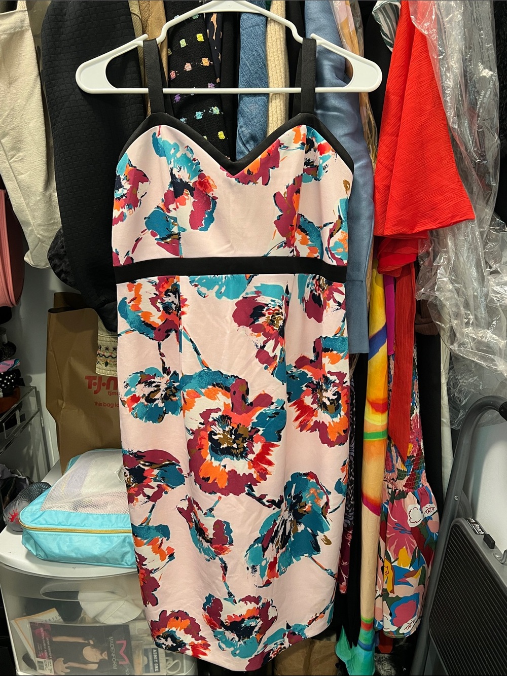 Motherhood Maternity floral cocktail dress